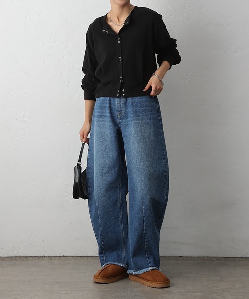 COLONY 2139（コロニートゥーワンスリーナイン）の「カーブデニムパンツ（デニムパンツ・レディース・ブルー/ネイビー/サックスブルー・SMALL/LARGE/MEDIUM）」の20枚目の写真