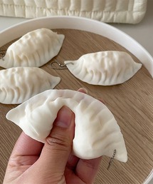 almo（アルモ）の「【Bls】【ZA】【Bling Leads】ぎょうざキーホルダー チャーム 飲茶 スクイーズ(BL)（キーホルダー）」