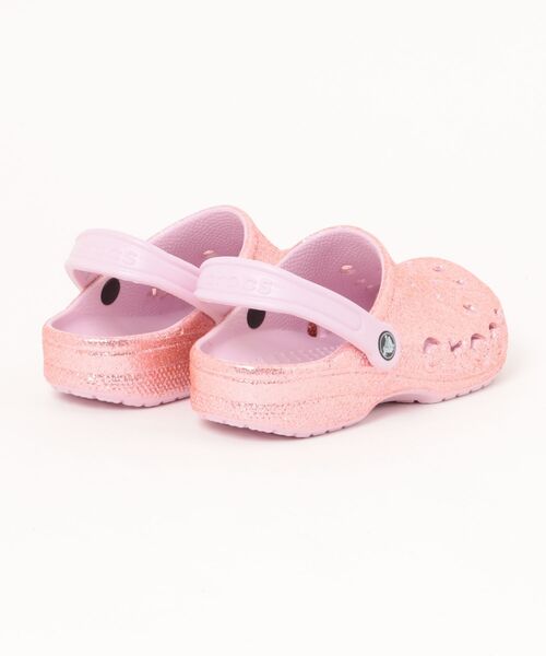 crocs（クロックス）の「《crocs》BAYA GLITTER CLOG（サンダル・レディース・ブラック/ピンク・23.0cm/24.0cm/25.0cm/22.0cm）」の3枚目の写真