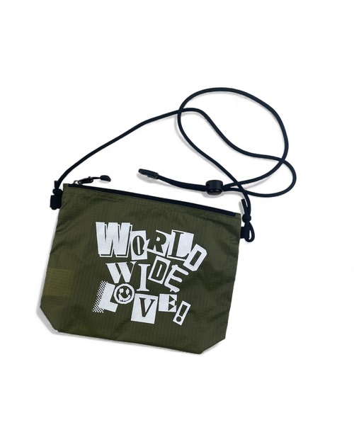 WORLD WIDE LOVE!（ワールドワイドラブ）の「ＷＷL!サコッシュ（ショルダーバッグ・レディース・オレンジ/カーキ/ブラック・FREE）」の3枚目の写真