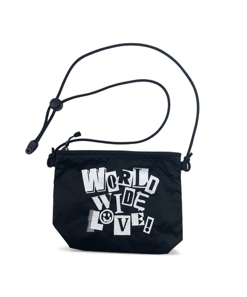 WORLD WIDE LOVE!（ワールドワイドラブ）の「ＷＷL!サコッシュ（ショルダーバッグ・レディース・オレンジ/カーキ/ブラック・FREE）」の2枚目の写真