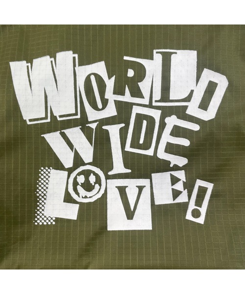 WORLD WIDE LOVE!（ワールドワイドラブ）の「ＷＷL!サコッシュ（ショルダーバッグ・レディース・オレンジ/カーキ/ブラック・FREE）」の5枚目の写真