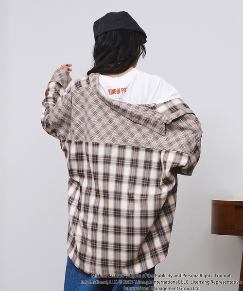 ROSE BUD(ローズバッド)の「(Michael Jackson)THRILLER L/S TEE(Tシャツ/カットソー・レディース・ブラック/ホワイト・ONE SIZE)」の18枚目の写真