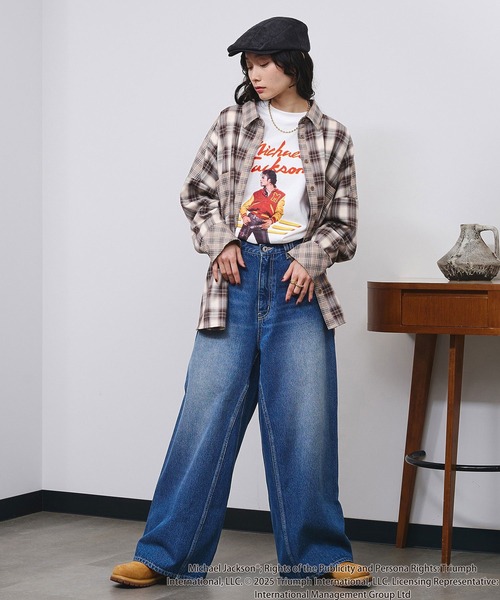 ROSE BUD(ローズバッド)の「(Michael Jackson)THRILLER L/S TEE(Tシャツ/カットソー・レディース・ブラック/ホワイト・ONE SIZE)」の19枚目の写真