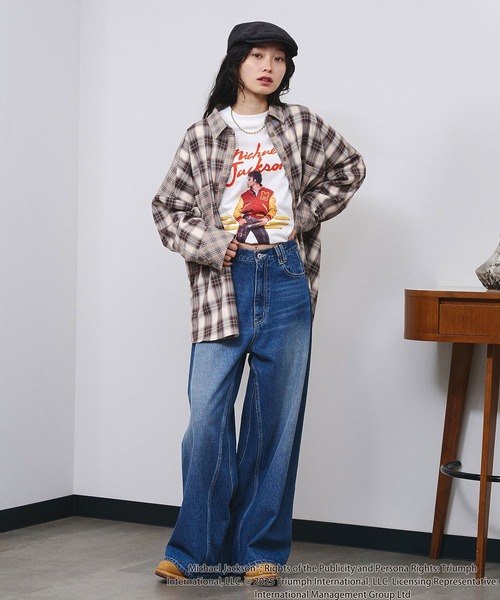 ROSE BUD(ローズバッド)の「(Michael Jackson)THRILLER L/S TEE(Tシャツ/カットソー・レディース・ブラック/ホワイト・ONE SIZE)」の20枚目の写真