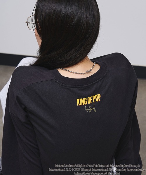 ROSE BUD(ローズバッド)の「(Michael Jackson)THRILLER L/S TEE(Tシャツ/カットソー・レディース・ブラック/ホワイト・ONE SIZE)」の14枚目の写真