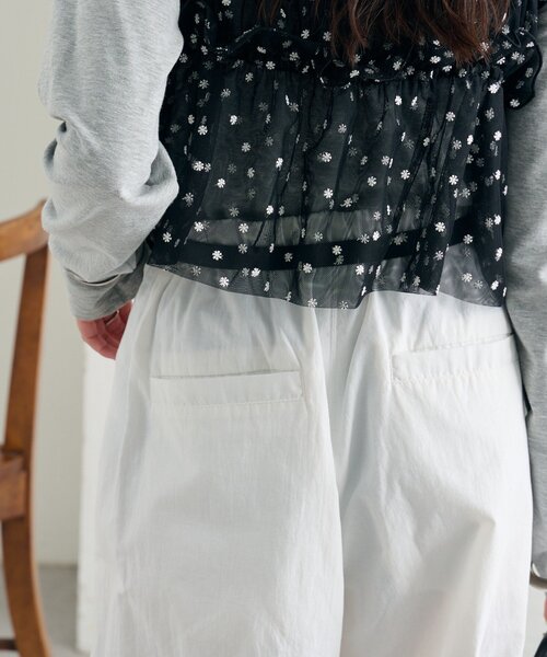 mystic（ミスティック）の「ボリュームイージーパンツ（その他パンツ・レディース・ピンク/ブラック/オフホワイト・1/2）」の16枚目の写真