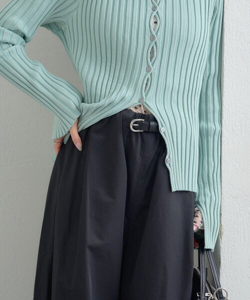 mystic（ミスティック）の「ボリュームイージーパンツ（その他パンツ・レディース・ピンク/ブラック/オフホワイト・1/2）」の21枚目の写真