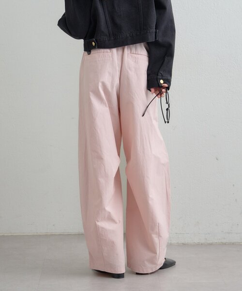 mystic（ミスティック）の「ボリュームイージーパンツ（その他パンツ・レディース・ピンク/ブラック/オフホワイト・1/2）」の22枚目の写真