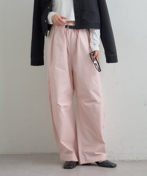 mystic（ミスティック）の「ボリュームイージーパンツ（その他パンツ・レディース・ピンク/ブラック/オフホワイト・1/2）」の19枚目の写真