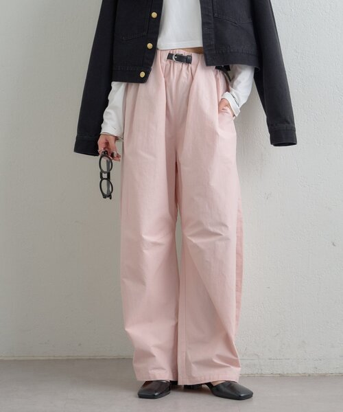 mystic（ミスティック）の「ボリュームイージーパンツ（その他パンツ・レディース・ピンク/ブラック/オフホワイト・1/2）」の18枚目の写真