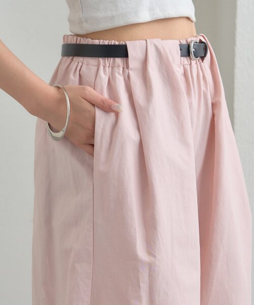 mystic（ミスティック）の「ボリュームイージーパンツ（その他パンツ・レディース・ピンク/ブラック/オフホワイト・1/2）」の5枚目の写真