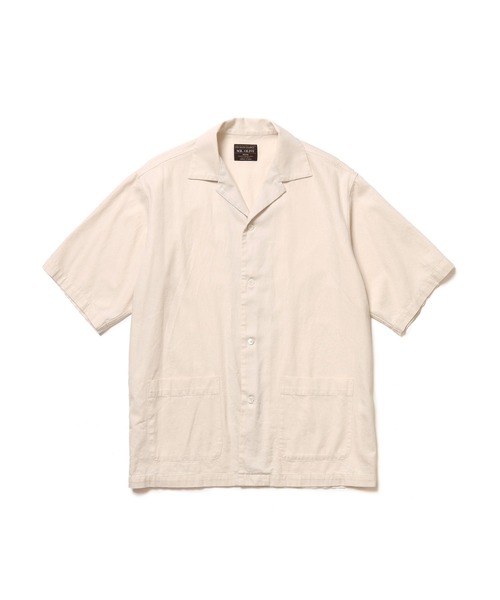 MR.OLIVE（ミスターオリーブ）の「RINSE WASH 6oz SUPER LIGHT DENIM / SHORT/S SERVICE SHIRT /M261127（シャツ/ブラウス・メンズ・ナチュラル/ブラック/インディゴブルー・MEDIUM/LARGE）」の11枚目の写真