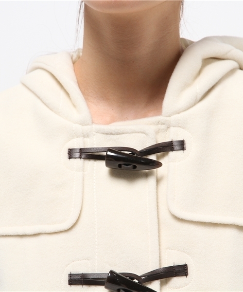 Chico（チコ）の「【who's who Chico】ウールモッサダッフルコート（ダッフルコート・レディース・ホワイト/グレー・FREE）」の11枚目の写真