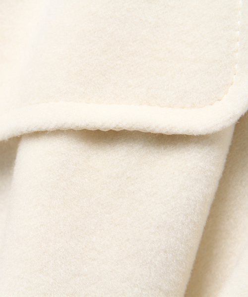 Chico（チコ）の「【who's who Chico】ウールモッサダッフルコート（ダッフルコート・レディース・ホワイト/グレー・FREE）」の9枚目の写真