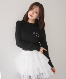 EIMY ISTOIRE｜エイミーイストワールのニット/セーター（ブラック/黒色