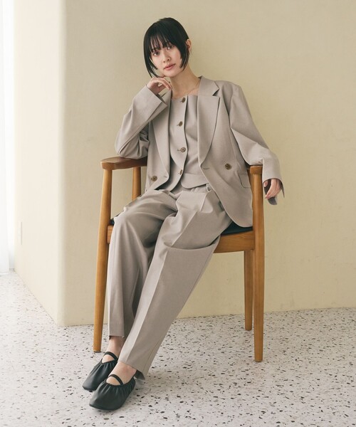 BEAUTY&YOUTH UNITED ARROWS(ビューティーアンドユースユナイテッドアローズ)の「ギャザー バレエシューズ(バレエシューズ・レディース・ブラック/ワインレッド/ライトブルー・36/36h/37/37h/38)」の6枚目の写真