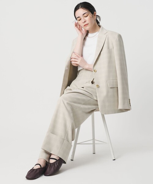 BEAUTY&YOUTH UNITED ARROWS(ビューティーアンドユースユナイテッドアローズ)の「ギャザー バレエシューズ(バレエシューズ・レディース・ブラック/ワインレッド/ライトブルー・36/36h/37/37h/38)」の11枚目の写真