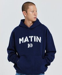 DE GRAND MATIN（ディグランドマーティン）の「V.HEAVY HOOD SWEAT MATIN_NAVY（パーカー）」