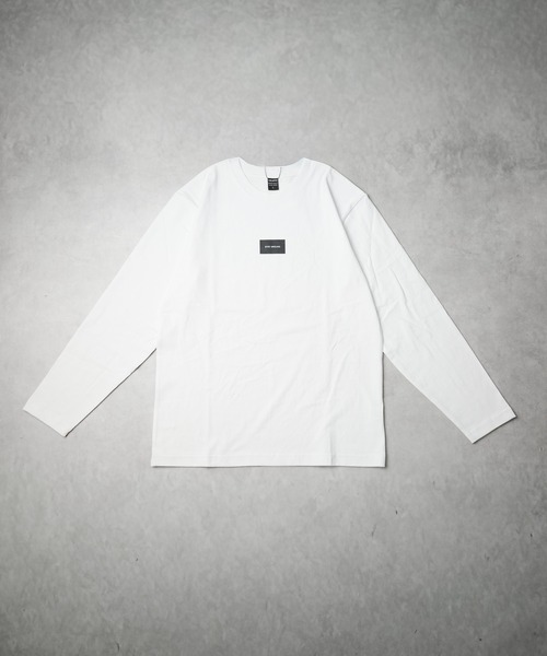 ARCHIVER(アーカイバ)の「【69】プリントロングスリーブTシャツ(STAY AROUND)(Tシャツ/カットソー・メンズ・チャコールグレー/ブラック/ホワイト・LARGE)」の1枚目の写真