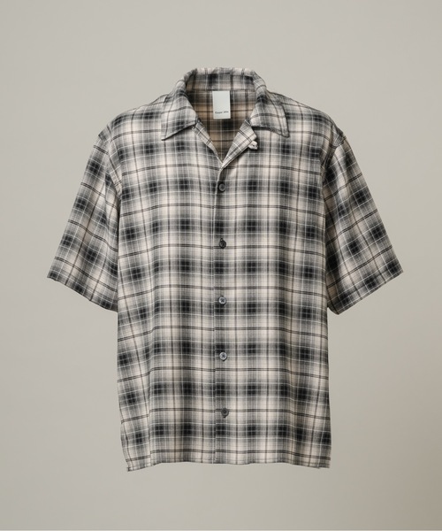 CASPER JOHN(キャスパージョン)の「Retro check shirts/レトロチェックシャツ(シャツ/ブラウス・メンズ・ブラック/ブラウン/ベージュ・MEDIUM/X-SMALL/LARGE/SMALL)」の12枚目の写真