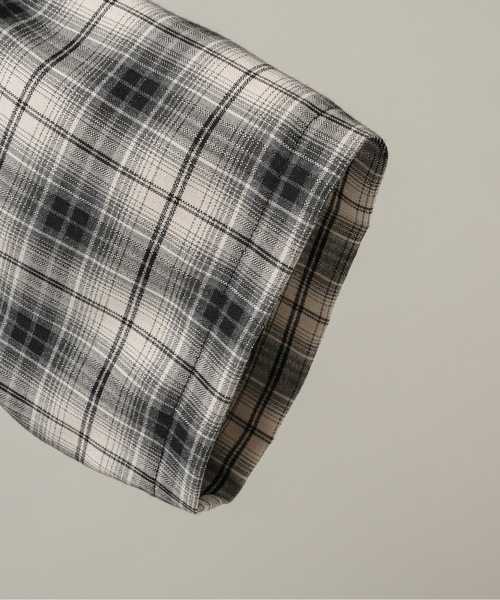 CASPER JOHN(キャスパージョン)の「Retro check shirts/レトロチェックシャツ(シャツ/ブラウス・メンズ・ブラック/ブラウン/ベージュ・MEDIUM/X-SMALL/LARGE/SMALL)」の19枚目の写真