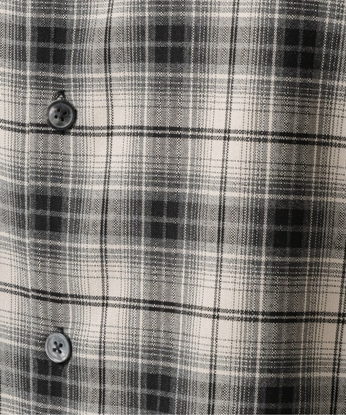 CASPER JOHN(キャスパージョン)の「Retro check shirts/レトロチェックシャツ(シャツ/ブラウス・メンズ・ブラック/ブラウン/ベージュ・MEDIUM/X-SMALL/LARGE/SMALL)」の20枚目の写真