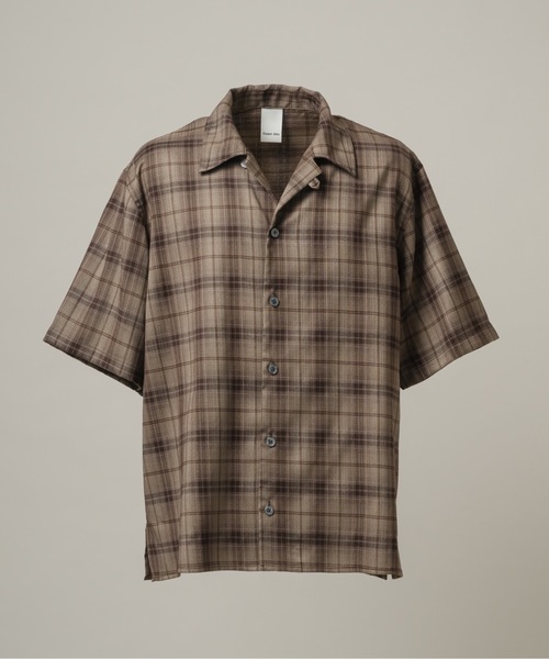 CASPER JOHN(キャスパージョン)の「Retro check shirts/レトロチェックシャツ(シャツ/ブラウス・メンズ・ブラック/ブラウン/ベージュ・MEDIUM/X-SMALL/LARGE/SMALL)」の21枚目の写真