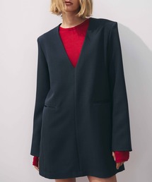 AKTE（アクテ）の「ディープVネックミニワンピース（ワンピース）」