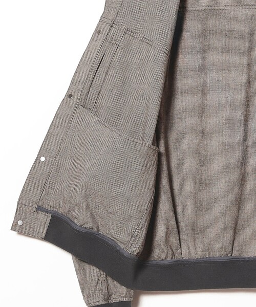 BEAMS(ビームス)の「チェック G-ジャケット【リラックスフィット】(ブルゾン・メンズ・その他/グレー・XL/L/M/S)」の6枚目の写真