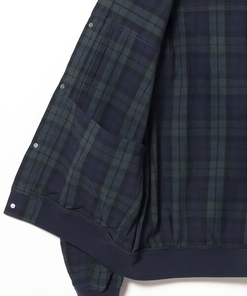 BEAMS(ビームス)の「チェック G-ジャケット【リラックスフィット】(ブルゾン・メンズ・その他/グレー・XL/L/M/S)」の10枚目の写真