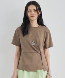ツイストディテール Tシャツ