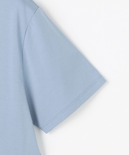 自由区(ジユウク)の「ツイストディテール Tシャツ(Tシャツ/カットソー・レディース・アイボリー系/ダルブルー系/黄土色系・38/40)」の12枚目の写真