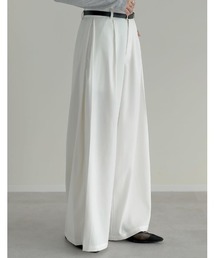 GRANCY】Reverse LayeredDesign Slacks / リバース レイヤードデザイン