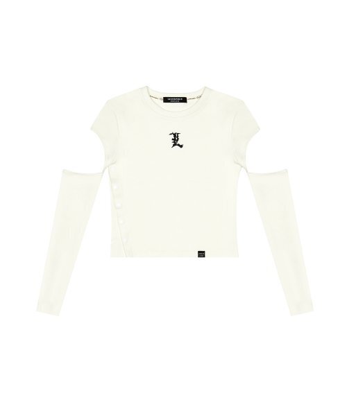 LUVISTRUE(ラヴイズトゥルー)の「RC L LOGO SUNGRIP TEE(WHITE)(Tシャツ/カットソー・レディース・その他・FREE)」の2枚目の写真