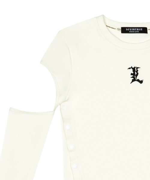 LUVISTRUE(ラヴイズトゥルー)の「RC L LOGO SUNGRIP TEE(WHITE)(Tシャツ/カットソー・レディース・その他・FREE)」の4枚目の写真