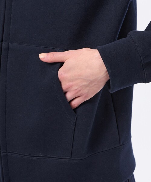 MACKINTOSH PHILOSOPHY（ﾏｯｷﾝﾄｯｼｭ ﾌｨﾛｿﾌｨｰ）の「バッキンガムベア　ダンボールジップパーカー（パーカー・レディース・チャコールグレー/グレー系その他/ダークネイビー・38）」の10枚目の写真