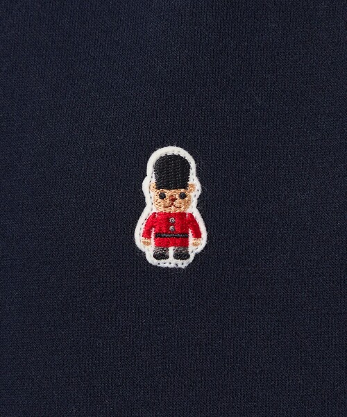 MACKINTOSH PHILOSOPHY（ﾏｯｷﾝﾄｯｼｭ ﾌｨﾛｿﾌｨｰ）の「バッキンガムベア　ダンボールジップパーカー（パーカー・レディース・チャコールグレー/グレー系その他/ダークネイビー・38）」の11枚目の写真