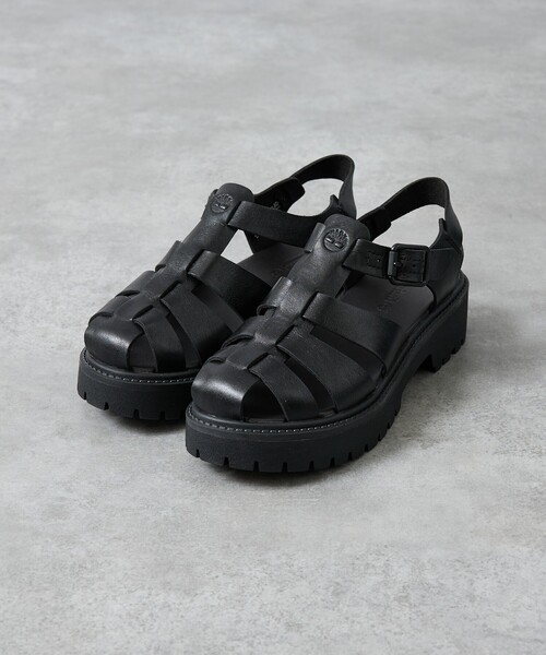 Timberland(ティンバーランド)の「【Timberland / ティンバーランド】STONE STREET FISHERMAN SANDAL/ ストーンストリートフィッシャーマンサンダル(サンダル・レディース・ブラック/キャメル・24.5/23.5/22.5)」の9枚目の写真