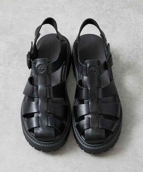 Timberland(ティンバーランド)の「【Timberland / ティンバーランド】STONE STREET FISHERMAN SANDAL/ ストーンストリートフィッシャーマンサンダル(サンダル・レディース・ブラック/キャメル・24.5/23.5/22.5)」の16枚目の写真