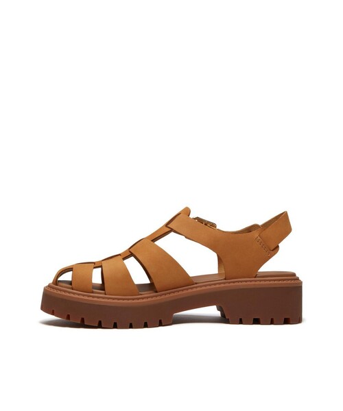 Timberland(ティンバーランド)の「【Timberland / ティンバーランド】STONE STREET FISHERMAN SANDAL/ ストーンストリートフィッシャーマンサンダル(サンダル・レディース・ブラック/キャメル・24.5/23.5/22.5)」の4枚目の写真