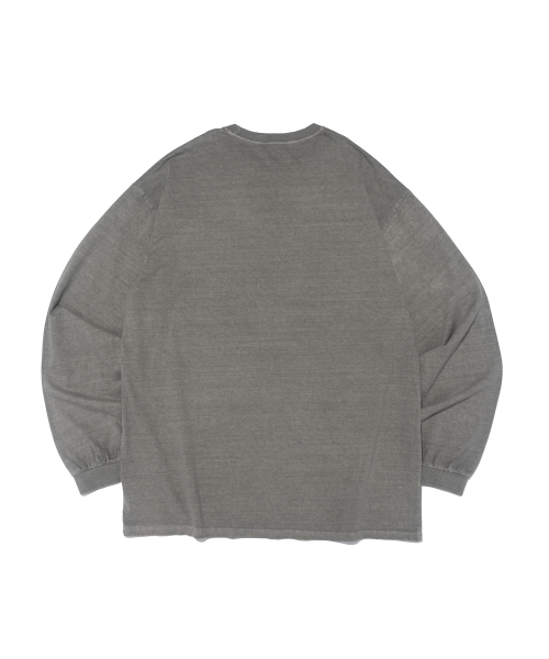 CARGOBROS FOR WOMAN（カーゴブロスフォーウィメン）の「ピグメントシボリオーバーフィット長袖Tシャツ（グレー）（Tシャツ/カットソー・レディース・その他・FREE）」の2枚目の写真
