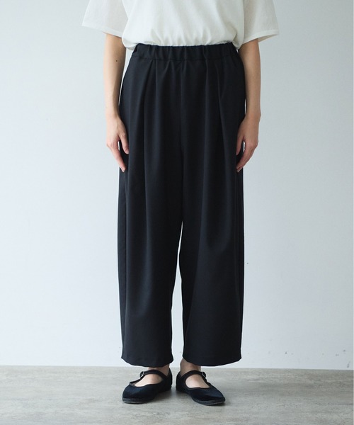 yuni(ユニ )の「△washable summer wool gum tack パンツ(スラックス・レディース・ブラック/グレー/パープル・FREE)」の22枚目の写真