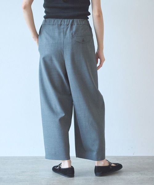 yuni(ユニ )の「△washable summer wool gum tack パンツ(スラックス・レディース・ブラック/グレー/パープル・FREE)」の11枚目の写真