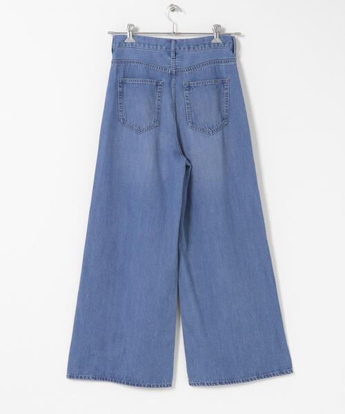URBAN RESEARCH Sonny Label（アーバンリサーチサニーレーベル）の「リヨセルコットンドロストワイドデニム（デニムパンツ・レディース・ライトインディゴブルー/インディゴブルー・36/38/34）」の16枚目の写真