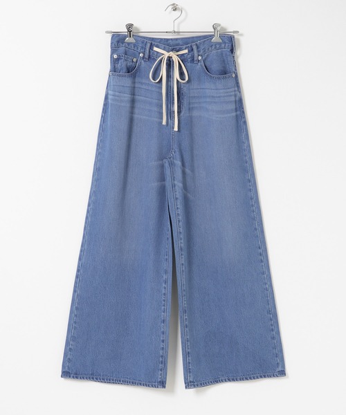 URBAN RESEARCH Sonny Label(アーバンリサーチサニーレーベル)の「リヨセルコットンドロストワイドデニム(デニムパンツ・レディース・ライトインディゴブルー/インディゴブルー・36/38/34)」の19枚目の写真