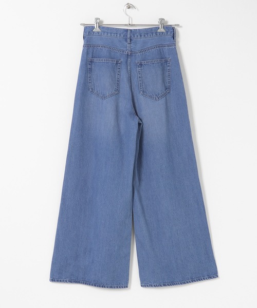 URBAN RESEARCH Sonny Label(アーバンリサーチサニーレーベル)の「リヨセルコットンドロストワイドデニム(デニムパンツ・レディース・ライトインディゴブルー/インディゴブルー・36/38/34)」の21枚目の写真