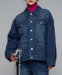 Narcissus（ナルシス）の「【MIDVEIN】ビッグデニムジャケット（デニムジャケット）」