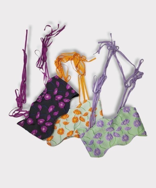 ENCLOSURE（エンクロージャー）の「【ENCLOSURE】Flower wave bustier（その他トップス・レディース・パープル系その他/パープル系その他2/オレンジ系その他・FREE）」の12枚目の写真