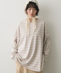 full/fill. | multi border over T / マルチボーダーオーバーT(Tシャツ/カットソー)